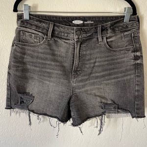 Old navy secret slim pocket black denim short